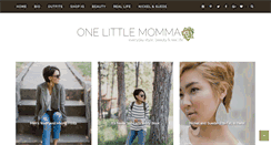 Desktop Screenshot of onelittlemomma.com